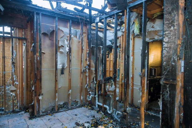 Professional Soot Cleanup technician working in Westfield, MA